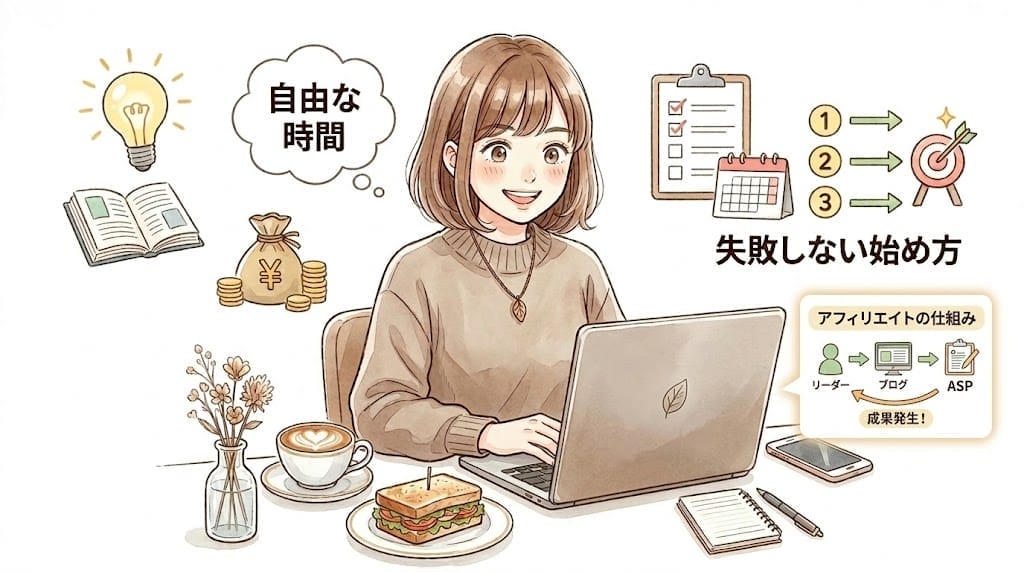アフィリエイトとは?【本当に稼げる?】仕組みと失敗しない始め方
