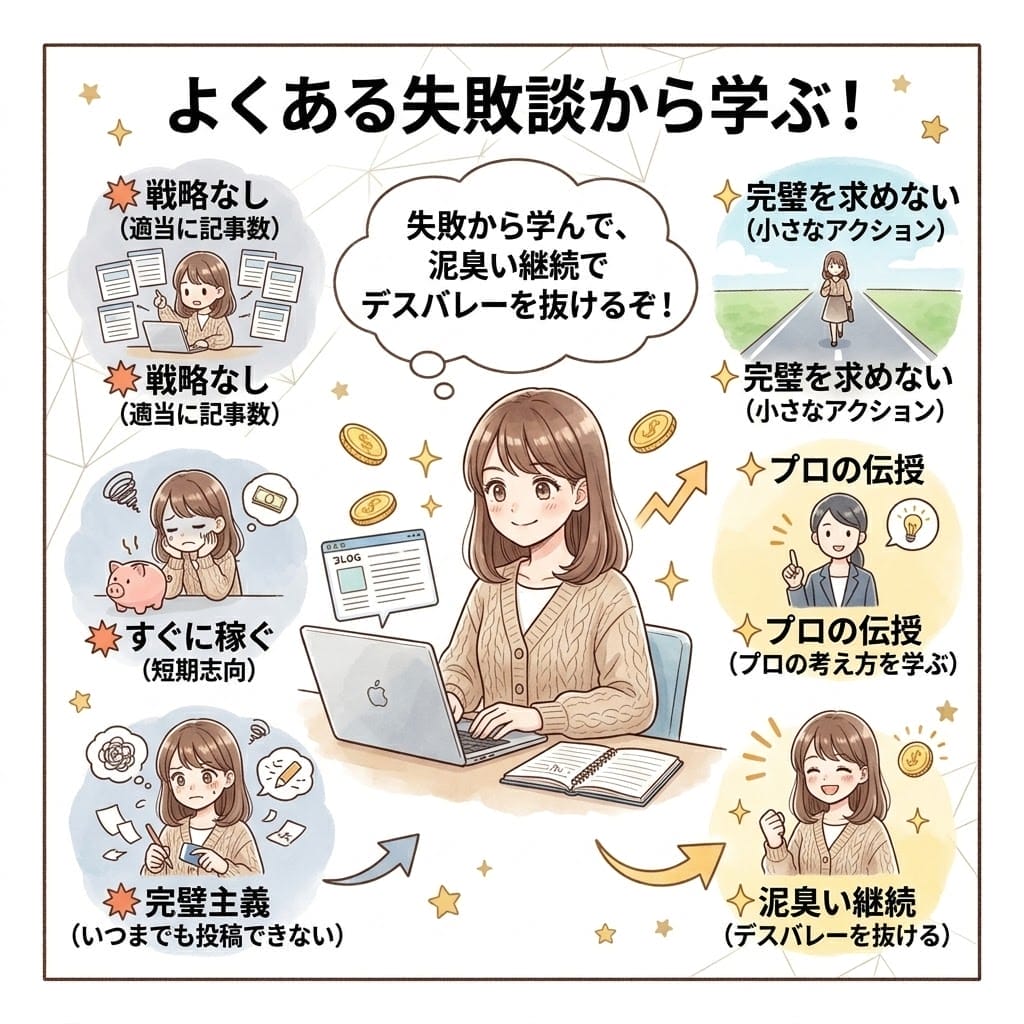 shippai-af - Performance Technologies Inc. よくある失敗談から学ぶ!アフィリエイトで挫折しないための心構え