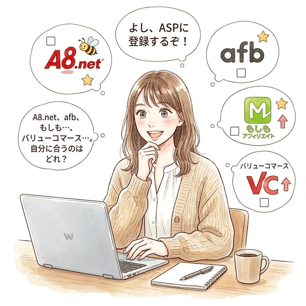 step3-asp - Performance Technologies Inc. ASPに登録する【おすすめASP比較】